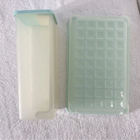 Tupperware Light Blue & Transparent Container Set 9pc - Picture 12 of 16